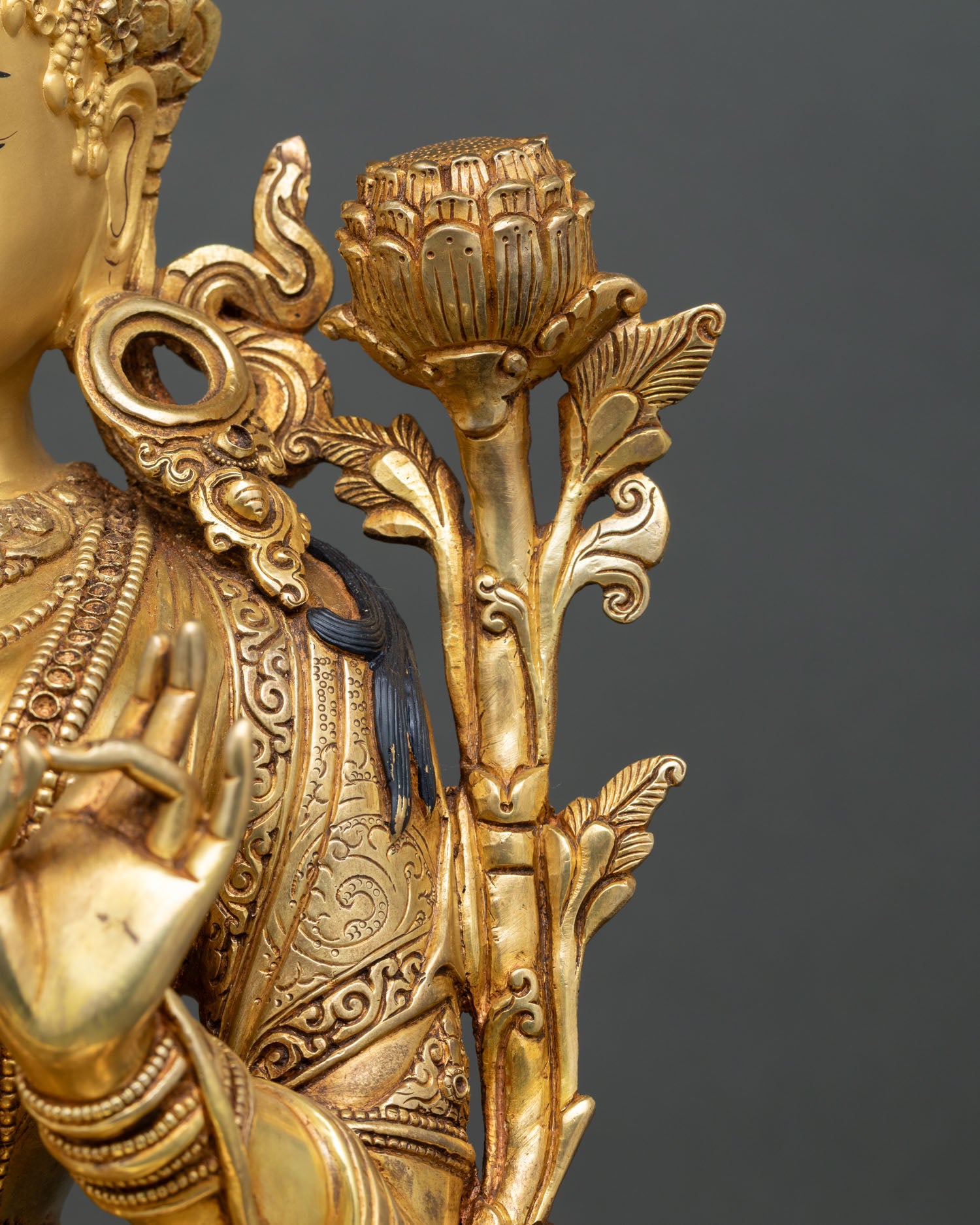 Green Tara Statue - Beloved Female Bodhisattva of Compassion