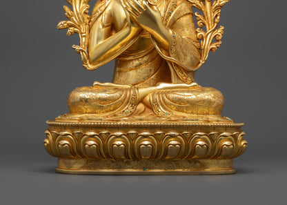 Je Tsongkhapa and His Disciples Statue Set | Buddhist Lama Statues