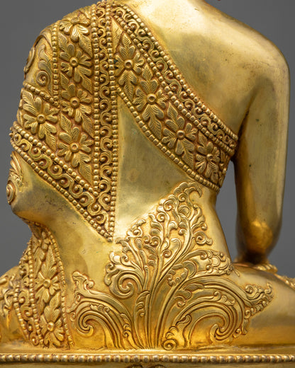 Shakyamuni Buddha Figurine | Artisan-Crafted Buddhist Altar Figurine