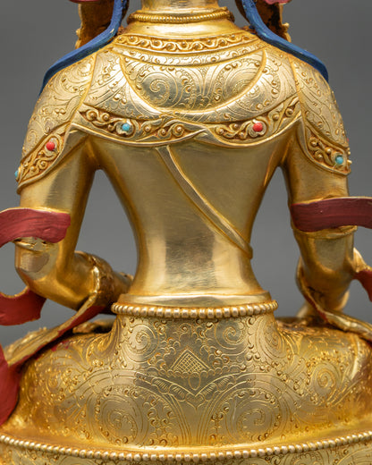 Mitrugpa Buddha Copper Statue | Tibetan Buddhist Home Decor