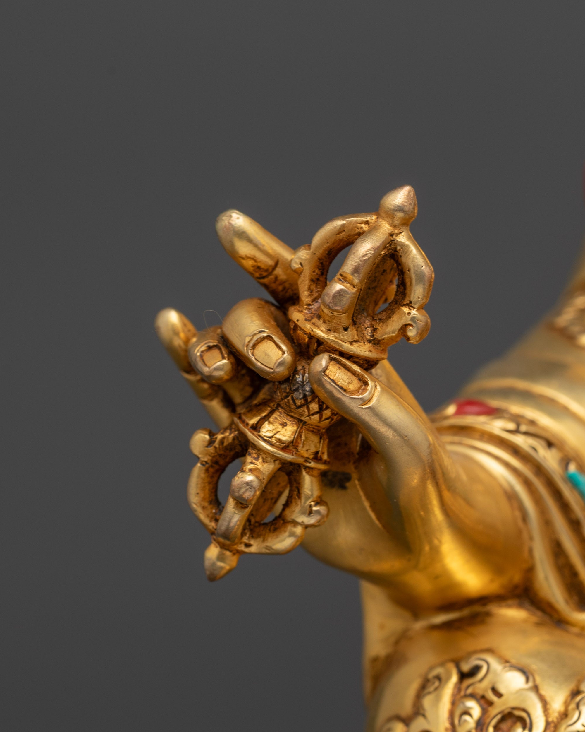 Statue of Guru Padmasambhava on Beautiful Throne | Master of Tantra