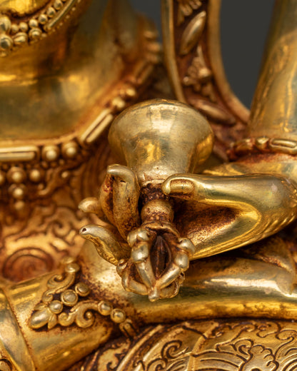Vajrasattva Statue | Hand-Carved Buddhist Artwork