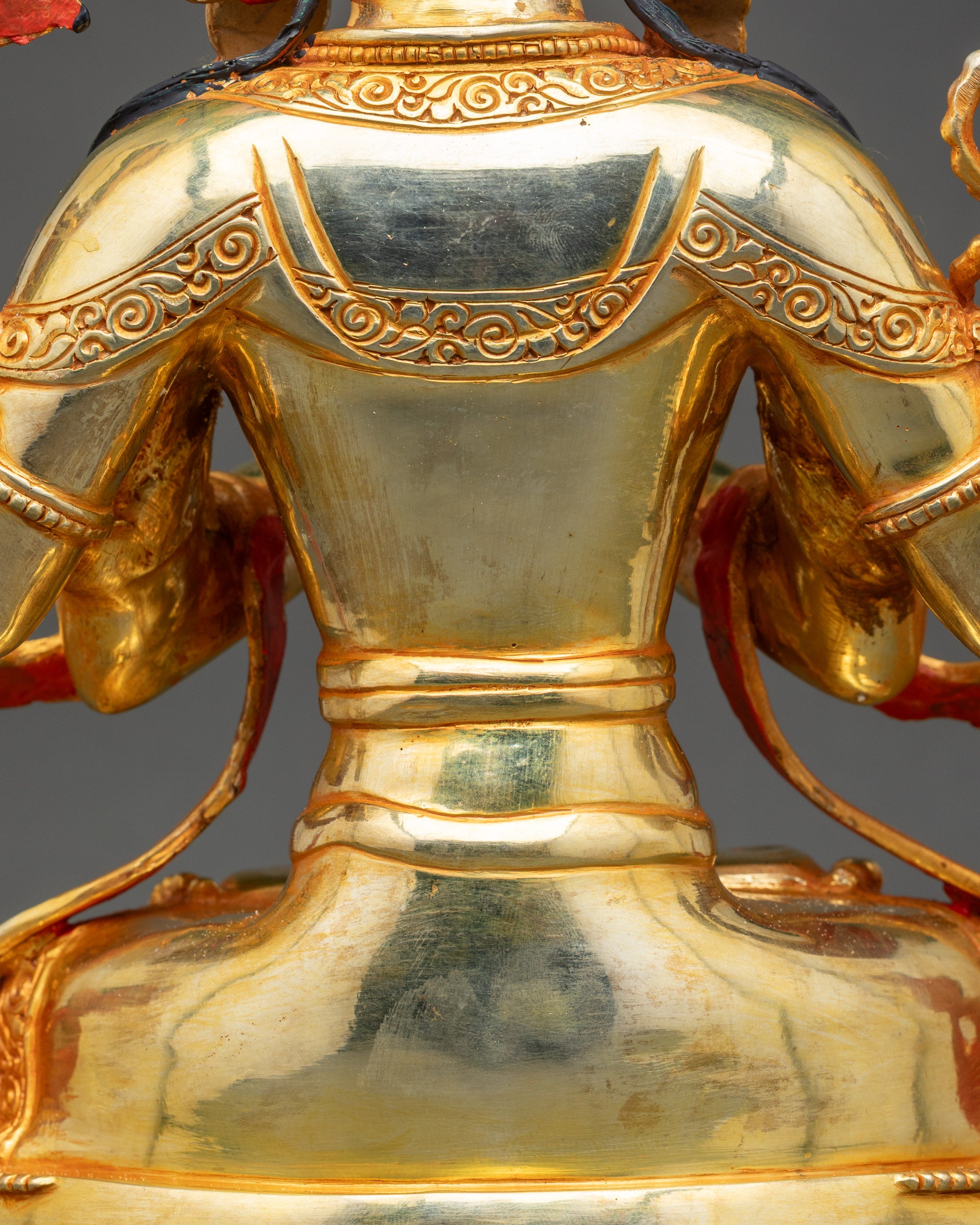 Four‑Armed Chenrezig Statue | Tibetan Buddhist Compassionate Deity