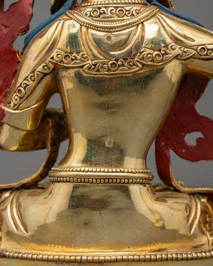 Tibetan Manjushri Statue- Deity of Wisdom and Insight