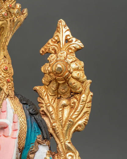 White Tara Statue | Handmade Buddhist Altar Figurine