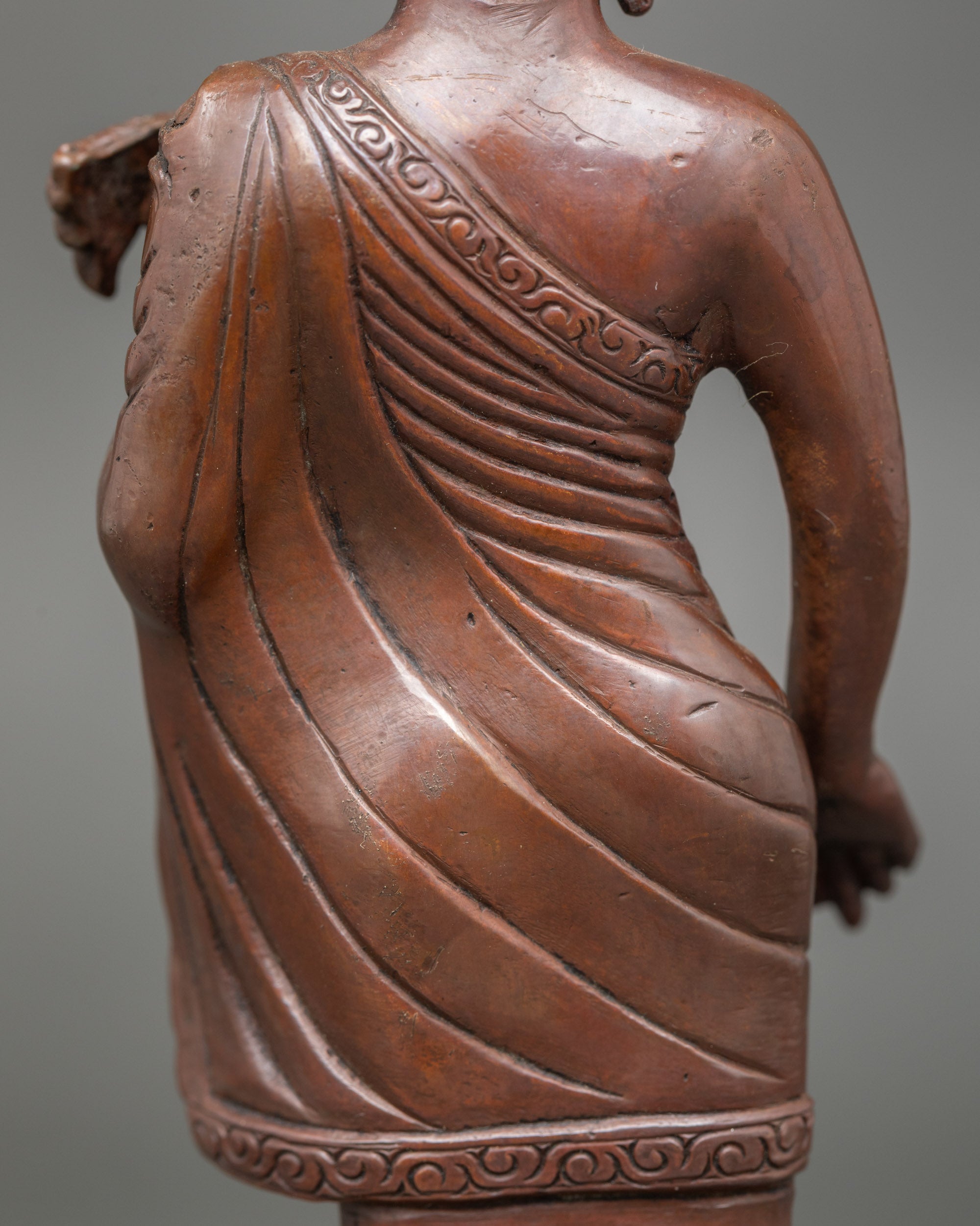 Standing Shakyamuni Buddha Statue | Meditative Nepalese Buddhist Icon