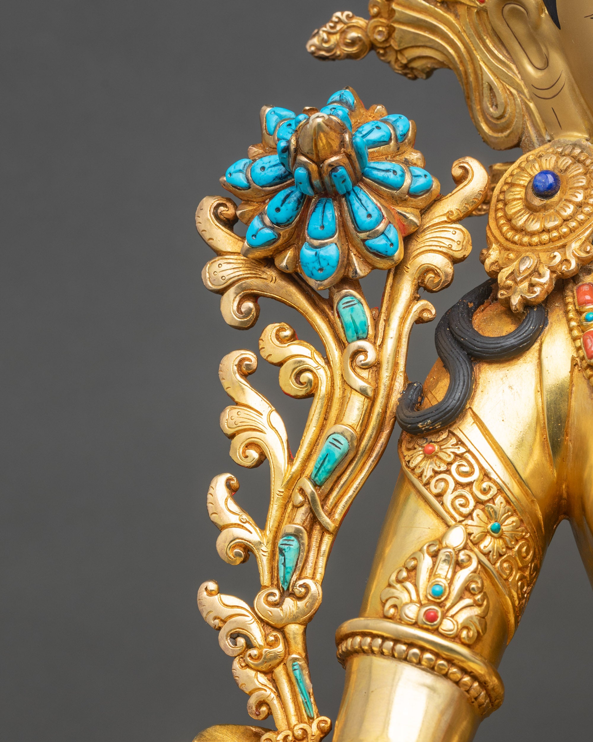 Green Tara Statue for Protection | Meditation & Home Decor