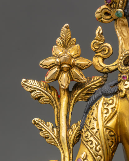Premium Green Tara Statue – Swift Protection and Fearless Blessings