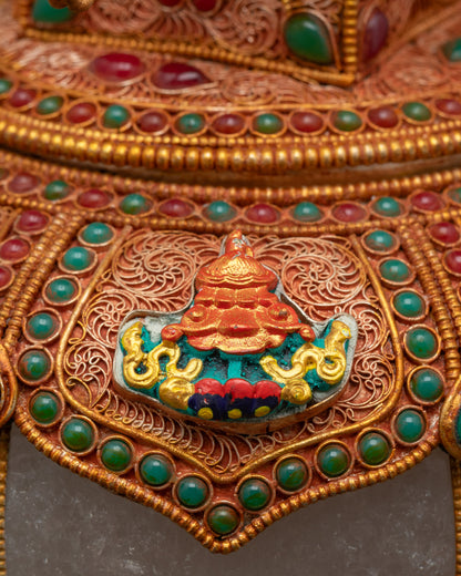Shop Handmade Tibetan Stupa | Golden Buddhist Monument Nepal