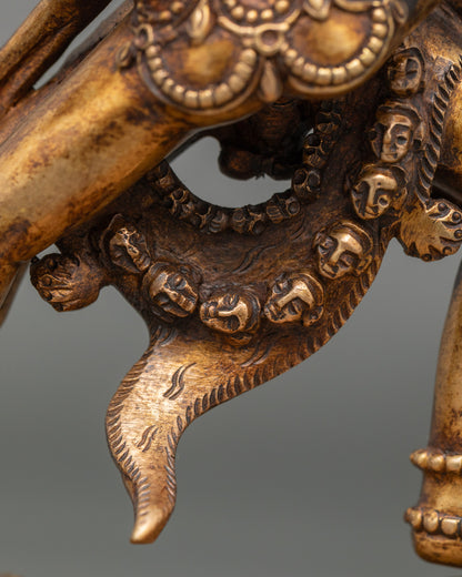 Antique Finish Chakrasamvara Statue | Meditation Decor