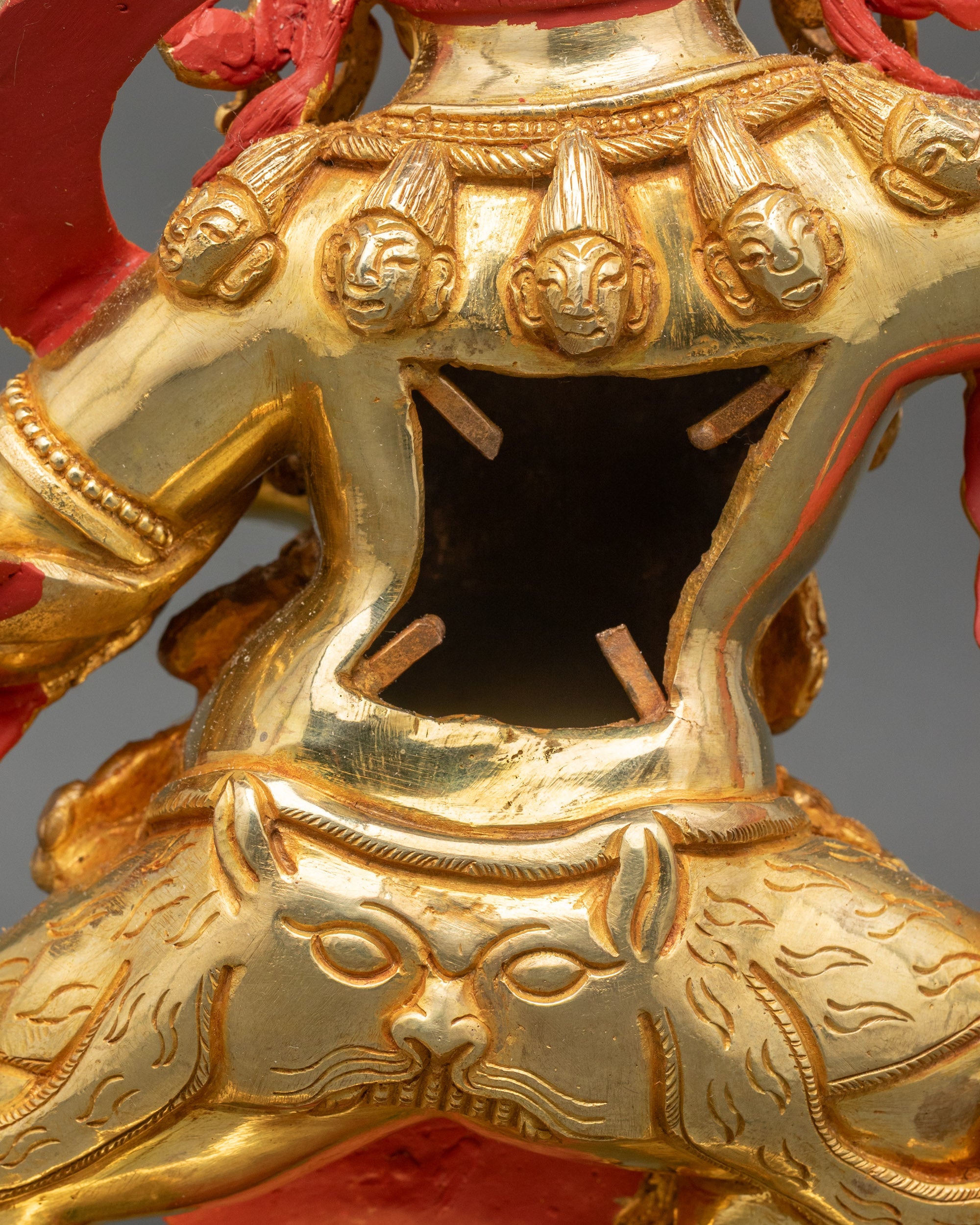 Black Manjushri Statue for Meditation | Wrathful Bodhisattva of Wisdom