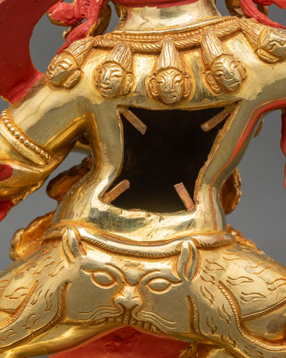 Black Manjushri Statue for Meditation | Wrathful Bodhisattva of Wisdom