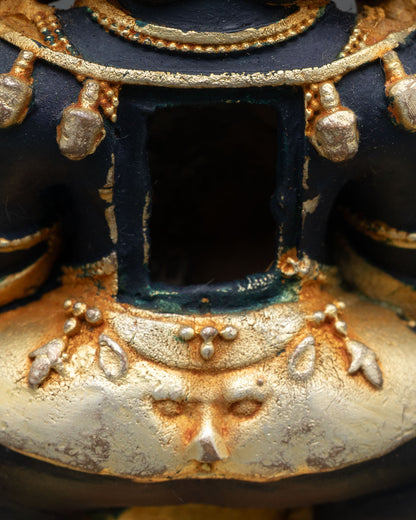 Sakya Mahakala Statue | Wrathful Protector Deity from Nepal