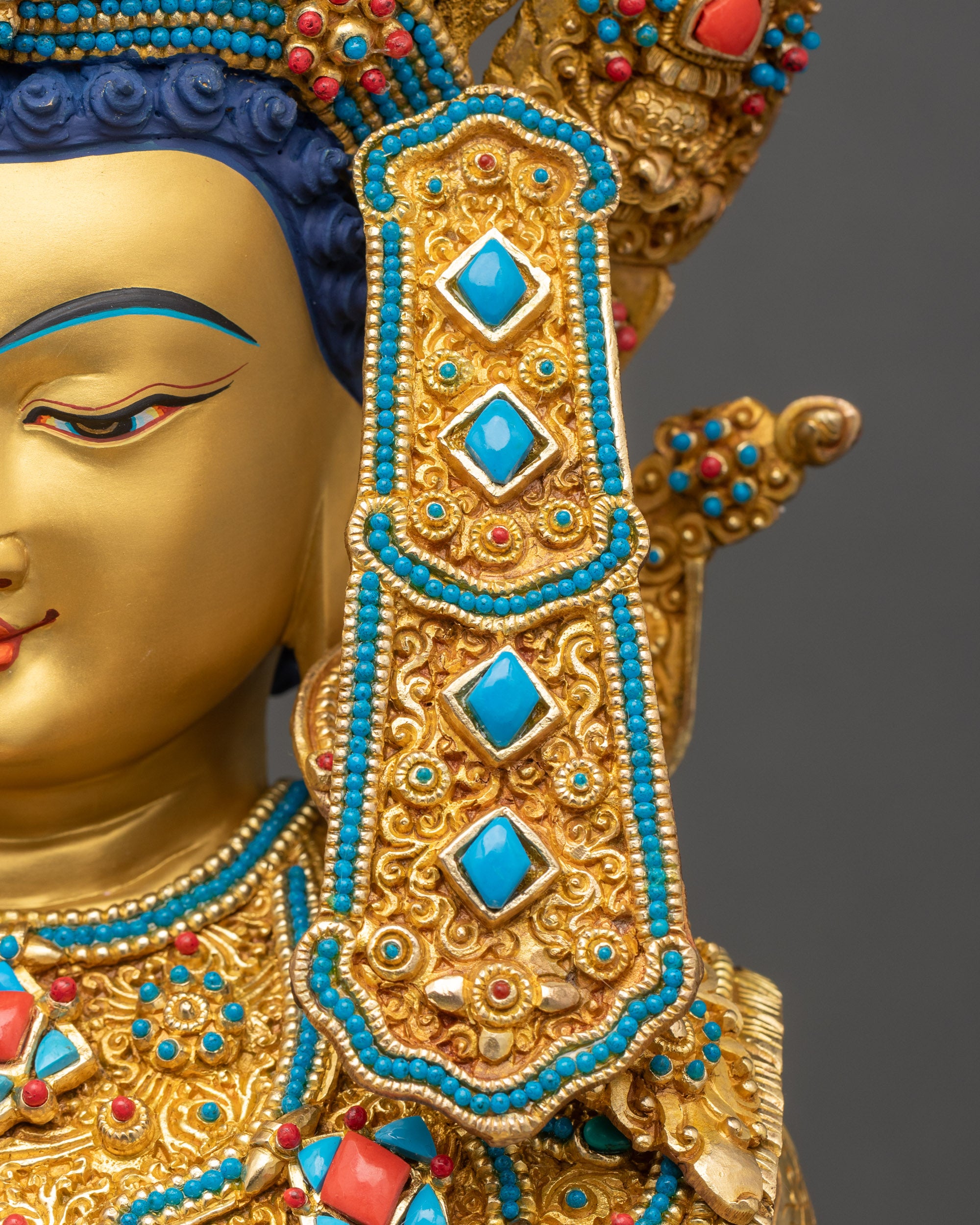 Authentic Jowo Buddha Statue | Nepalese Handcrafted Altar Sculpture