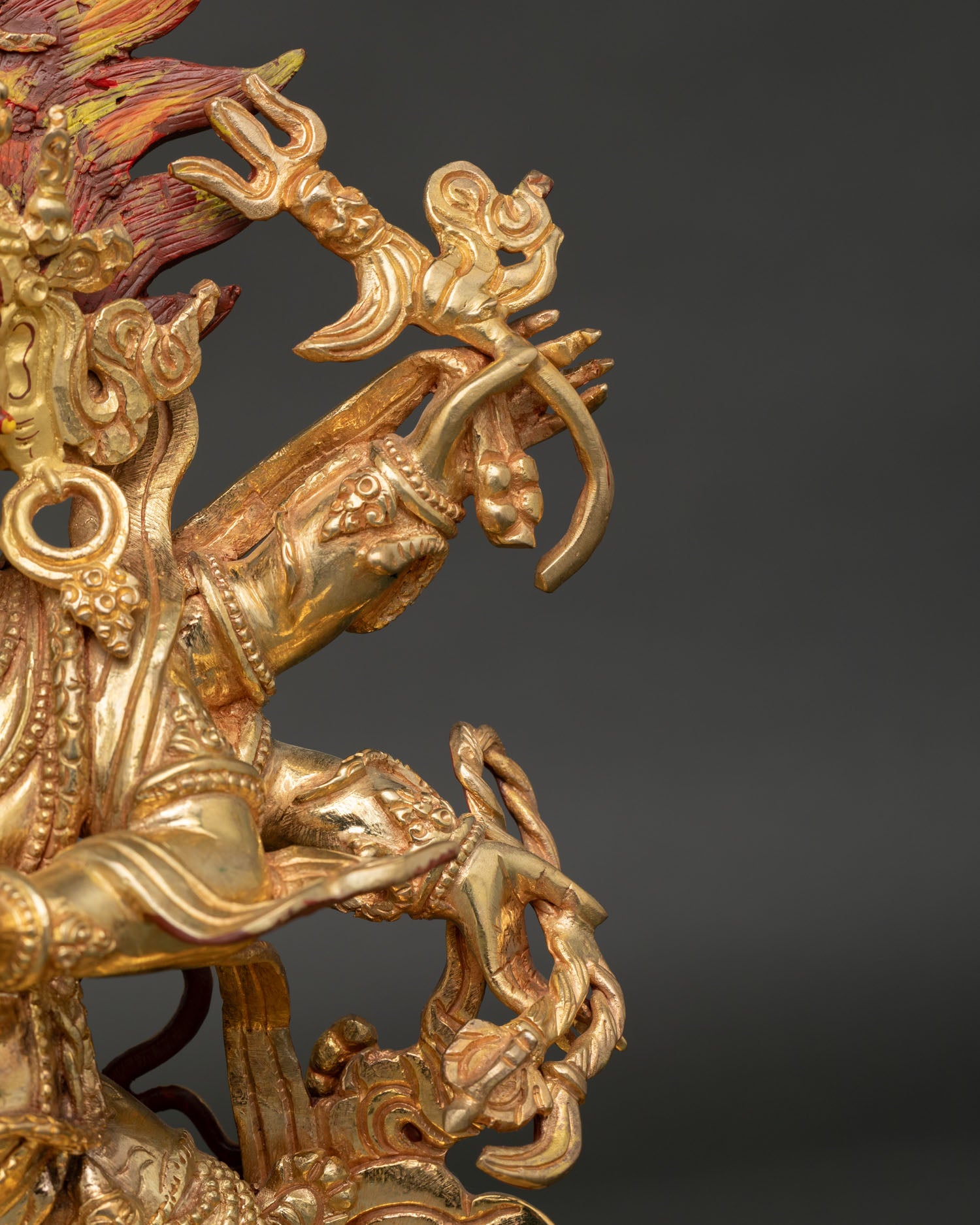 Six Armed Mahakala Copper Statue – Protection and Spiritual Growth