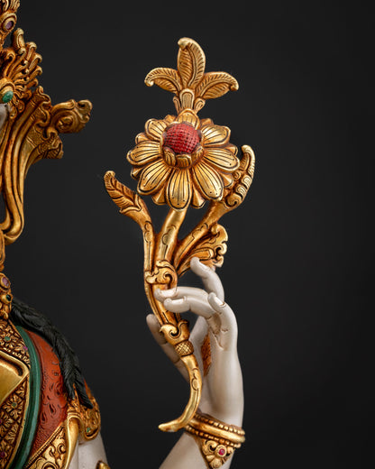 Chenrezig Statue | Museum-Quality Tibetan Buddhist Artwork