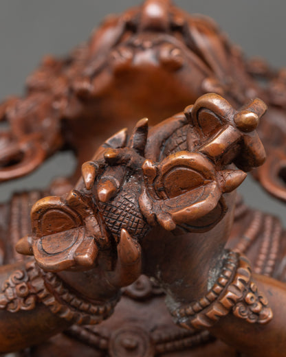 Vajradhaka Sculpture| Handmade Buddhist Incense Burner Statue