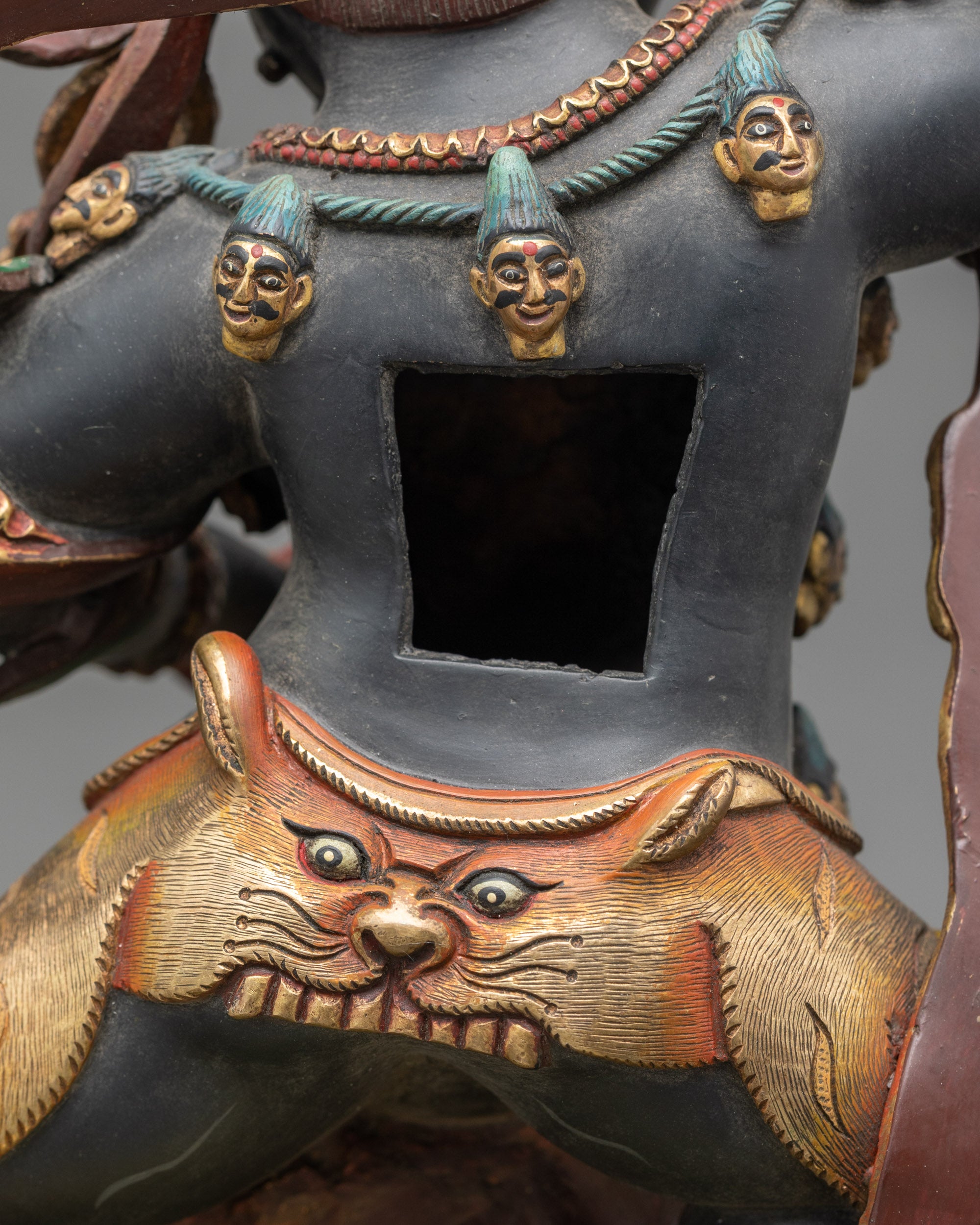 Wrathful Manjushri Sculpture | Traditional Himalayan Buddhist Art