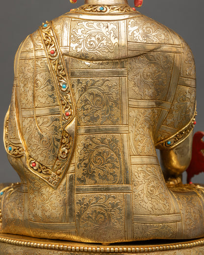 Healing Energy of Medicine Buddha | Ritual Copper Statue from Nepal