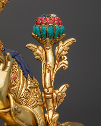 Divine Green Tara Statue | Authentic Sculpture for Spiritual Practices