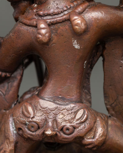 Dorje Phagmo Statue – Oxidized Copper Sacred Dakini Art