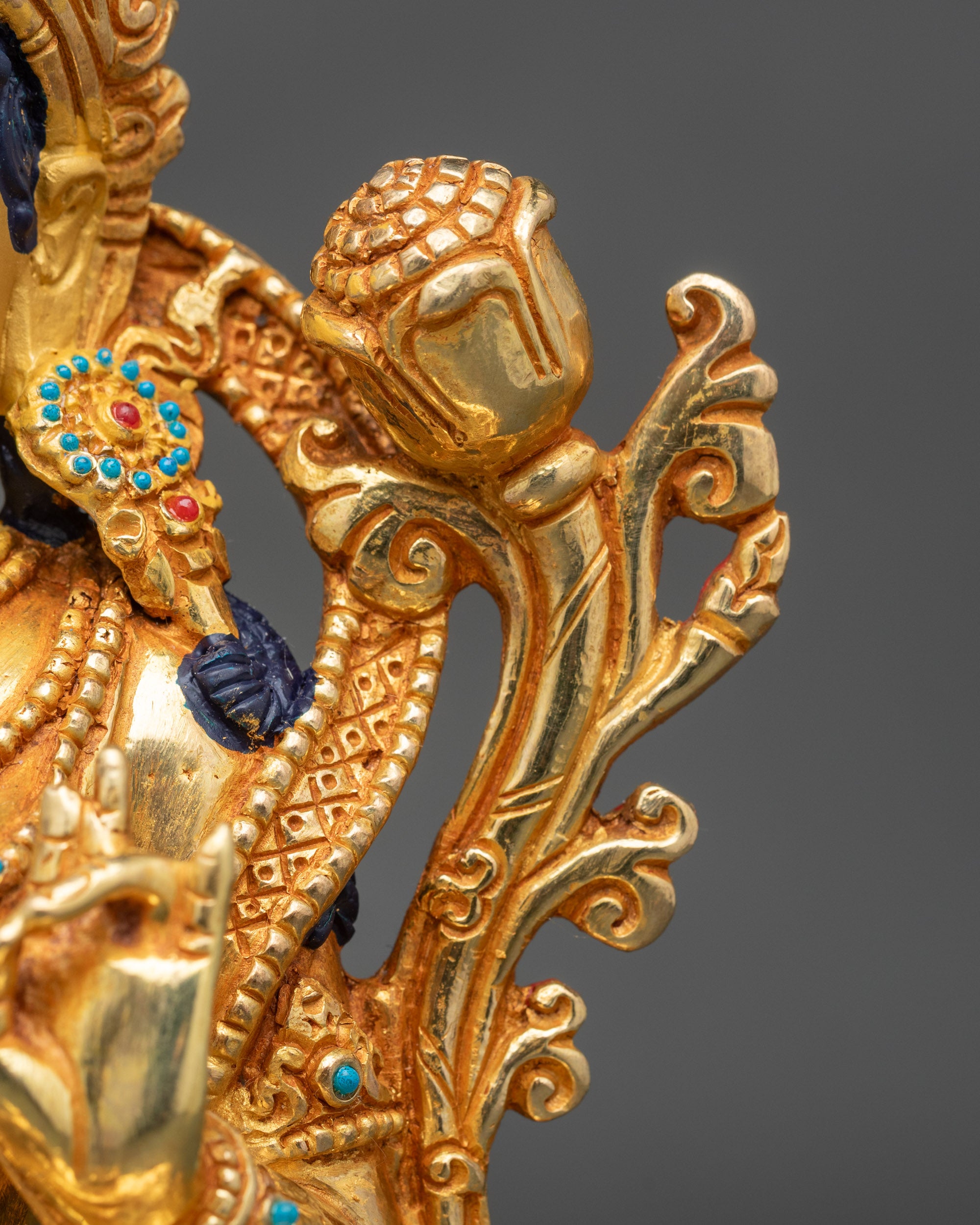 Handcrafted Green Tara Statue for Spiritual Growth and Inner Peace