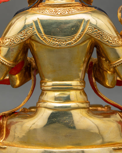 Avalokiteshvara Chenrezig Figurine | Nepalese Buddhist Statue