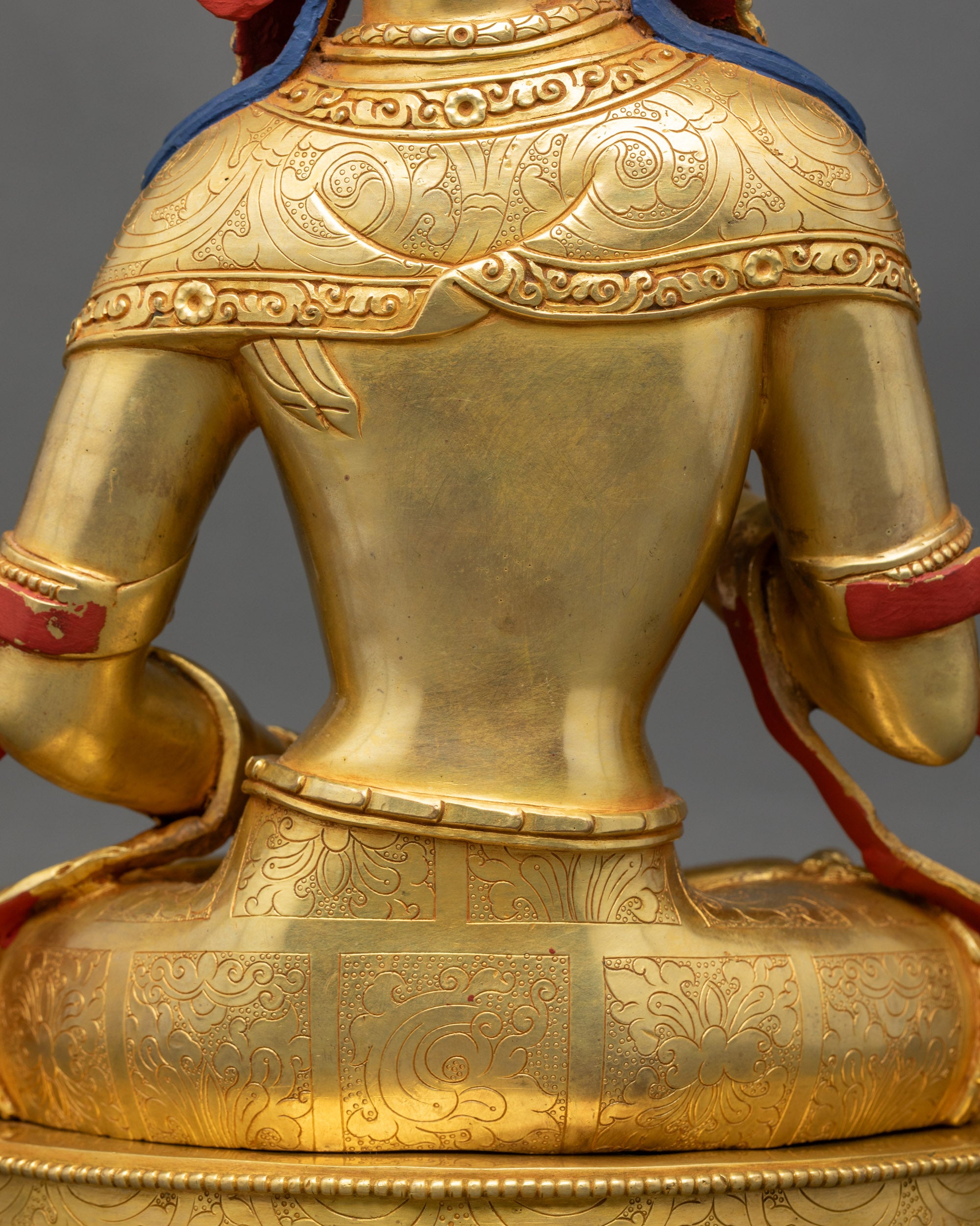 Premium Vajrasattva Statue | Traditional Himalayan Buddhist Artwork