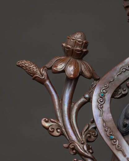Green Tara Statue | Handcrafted Buddhist Deity of Compassion and Protection