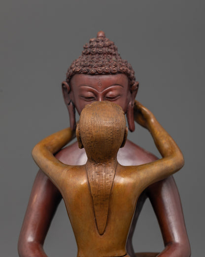 Discover Harmony and Wholeness with Samantabhadra and Consort Statue