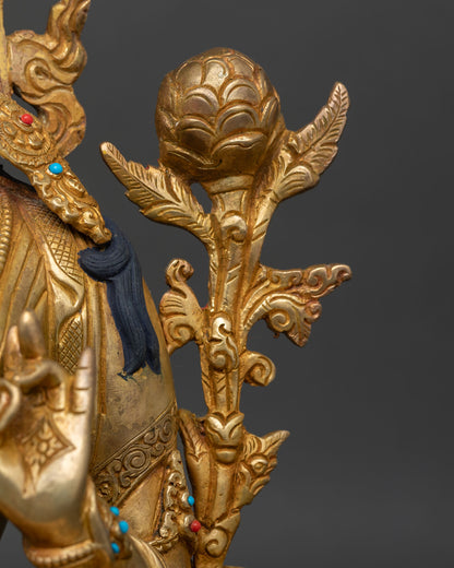 Green Tara Statue | Handmade Buddhist Compassion Deity