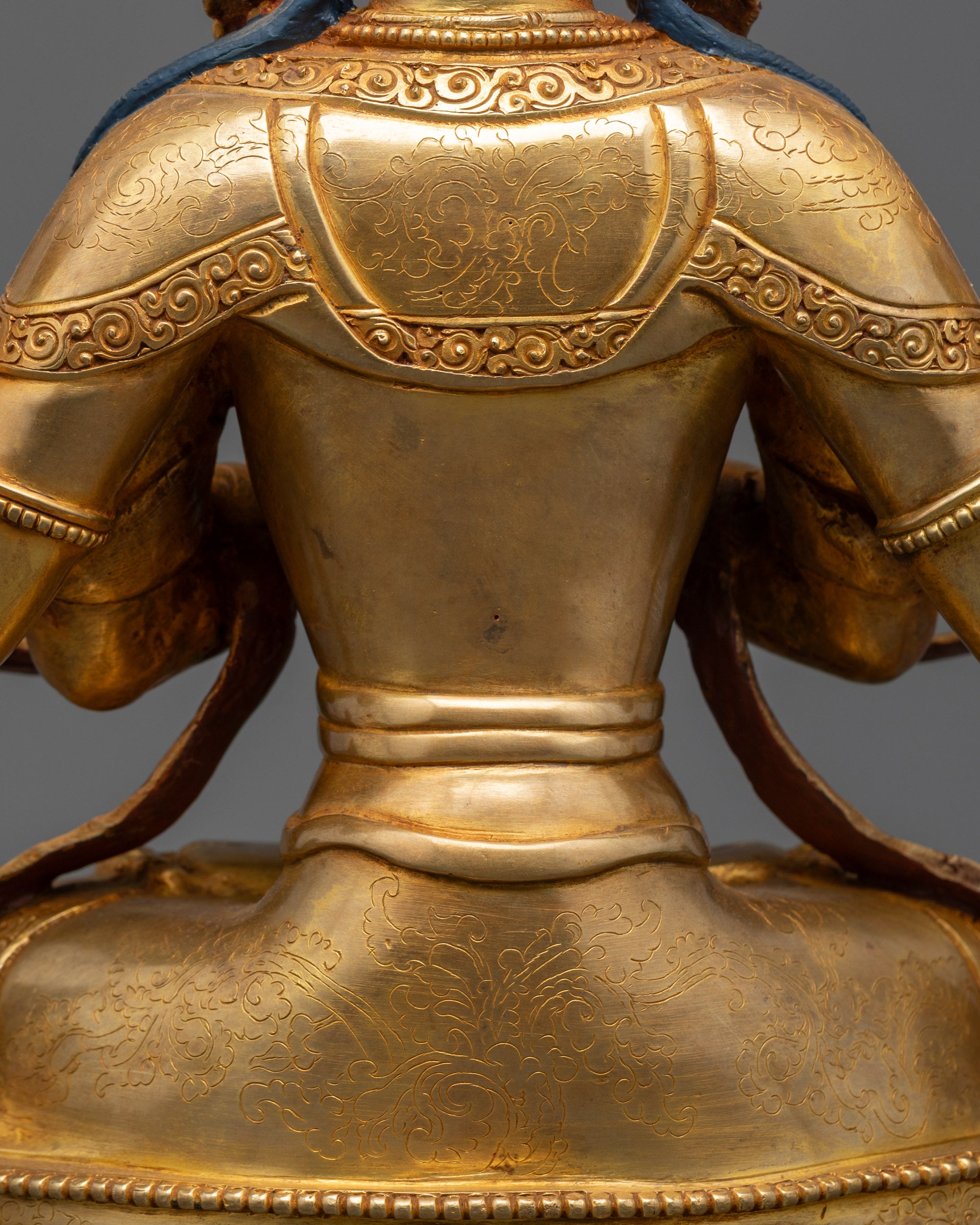 Tibetan four-Armed Buddhist Chenrezig Statue | Avalokiteshvara Sculpture