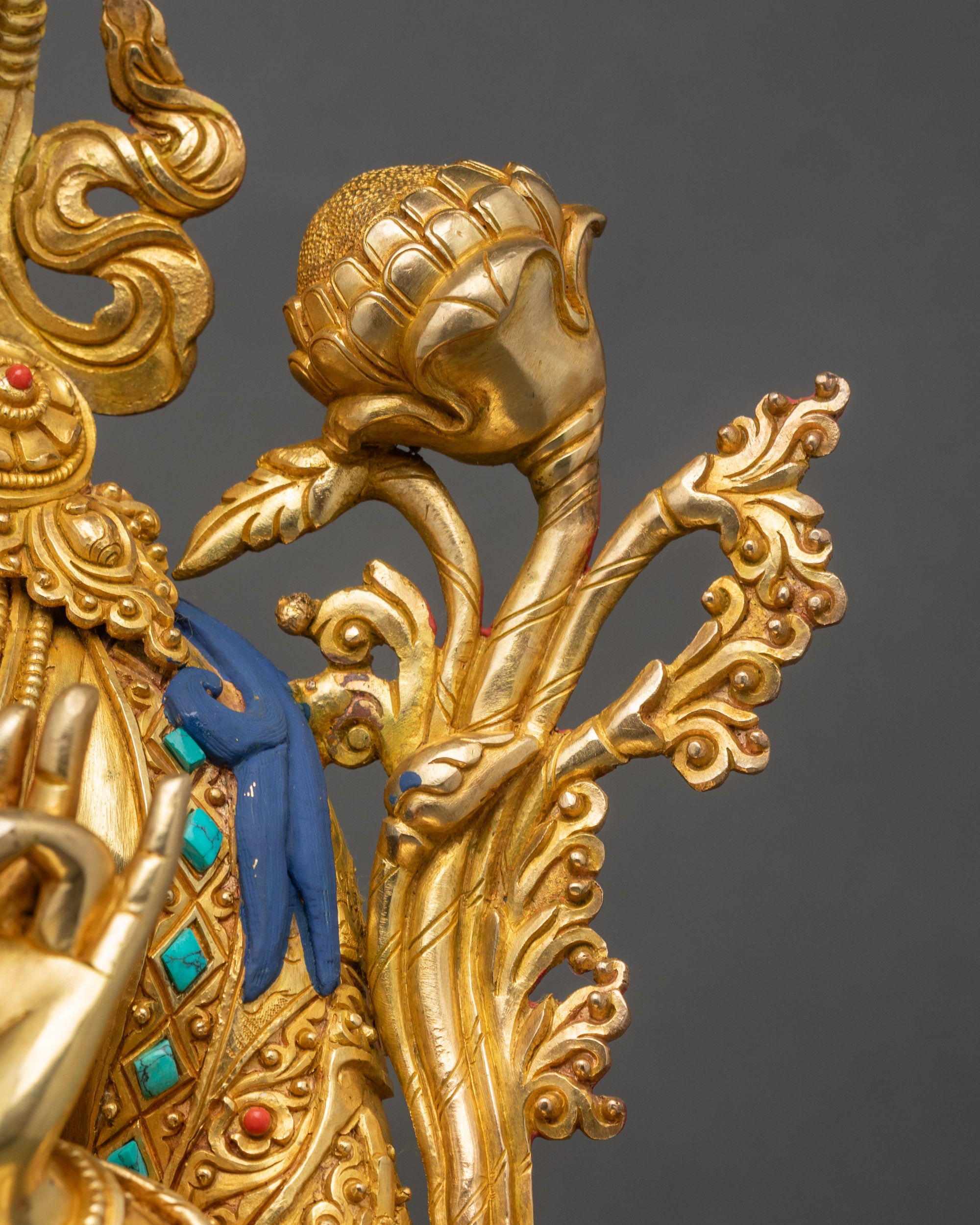Liberating Green Tara Statue | Traditional Tibetan Buddhist Artwork