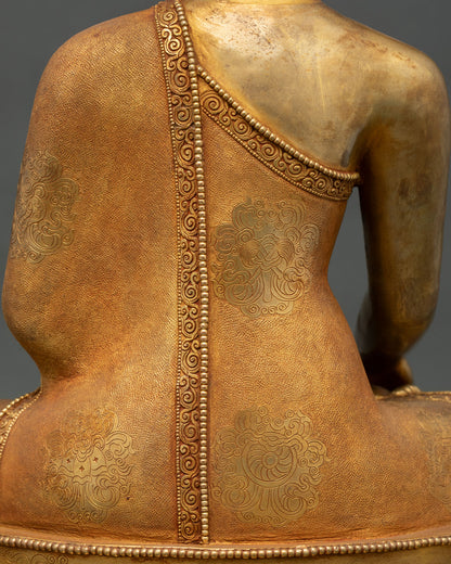 Shakyamuni Buddha Statue for Peace & Mindfulness | Tibetan Art & Craft