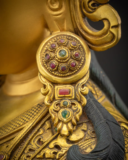 Guru Rinpoche Sculpture | Masterpiece Spiritual & Meditation Decor