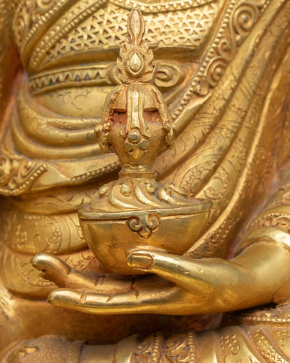 Guru Rinpoche Buddhist Statue | Handcrafted in Nepal