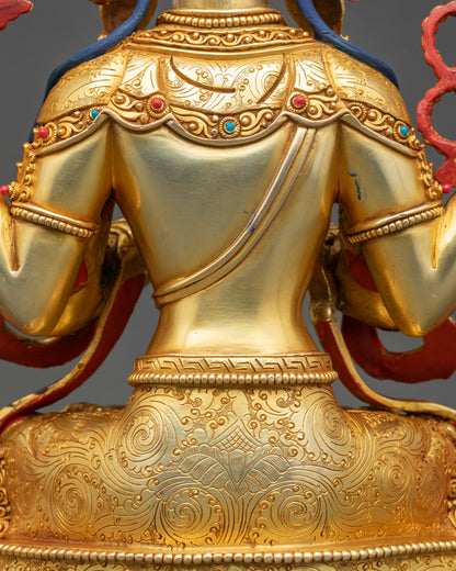 Avalokiteshvara Sculpture | Traditionally Crafted Statue from Nepal
