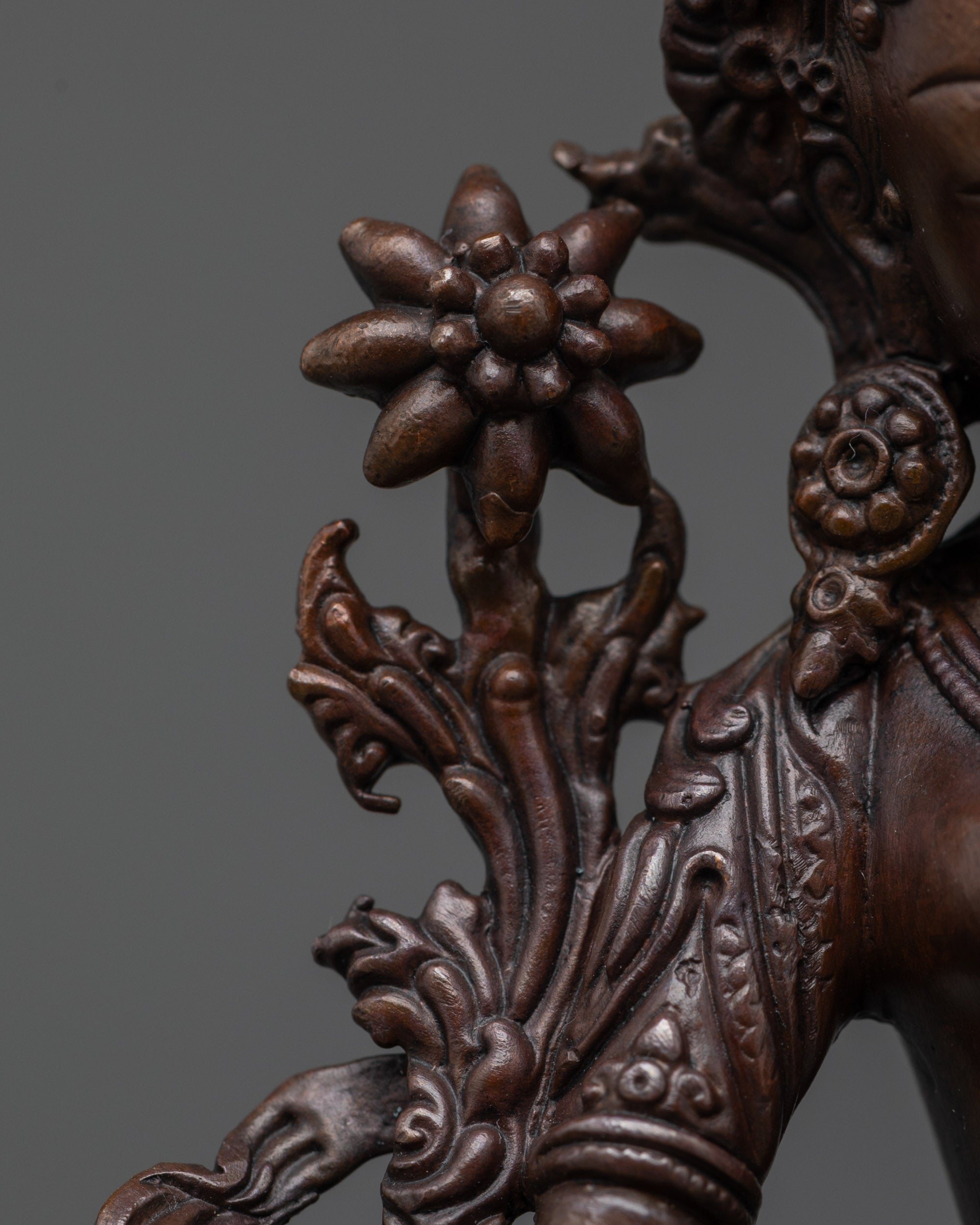 Tibetan Green Tara – Handmade Buddhist Goddess Statue for Altar