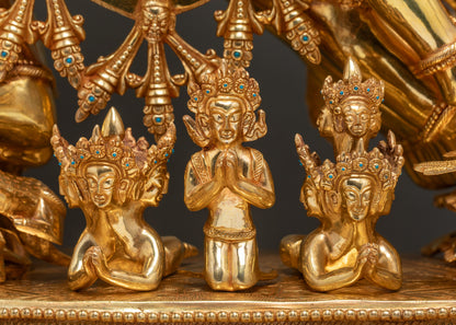 Dorje Jigje Yab-Yum Statue from Nepal | Tibetan Buddhist Artwork