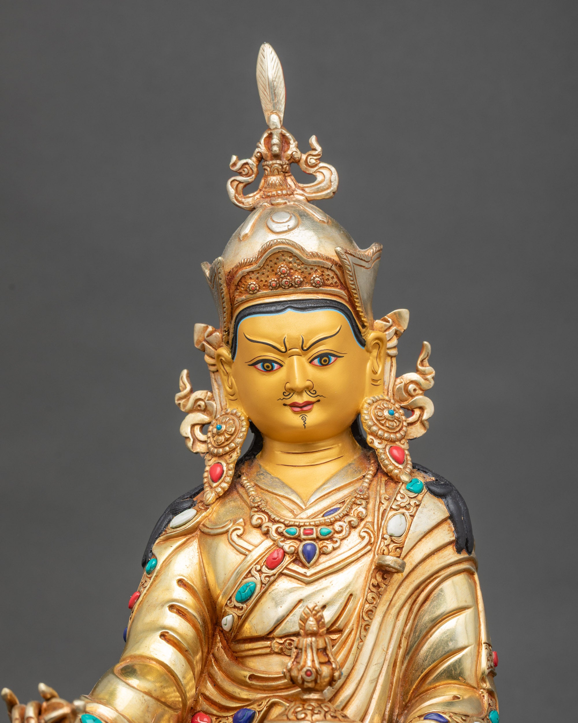 Guru Rinpoche Set Statue for Spiritual Clarity and Protection