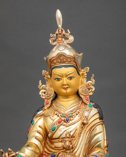 Guru Rinpoche Set Statue for Spiritual Clarity and Protection