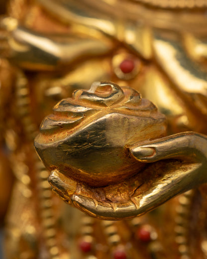 Troma Nagmo Statue – Tibetan Black Wrathful Mother