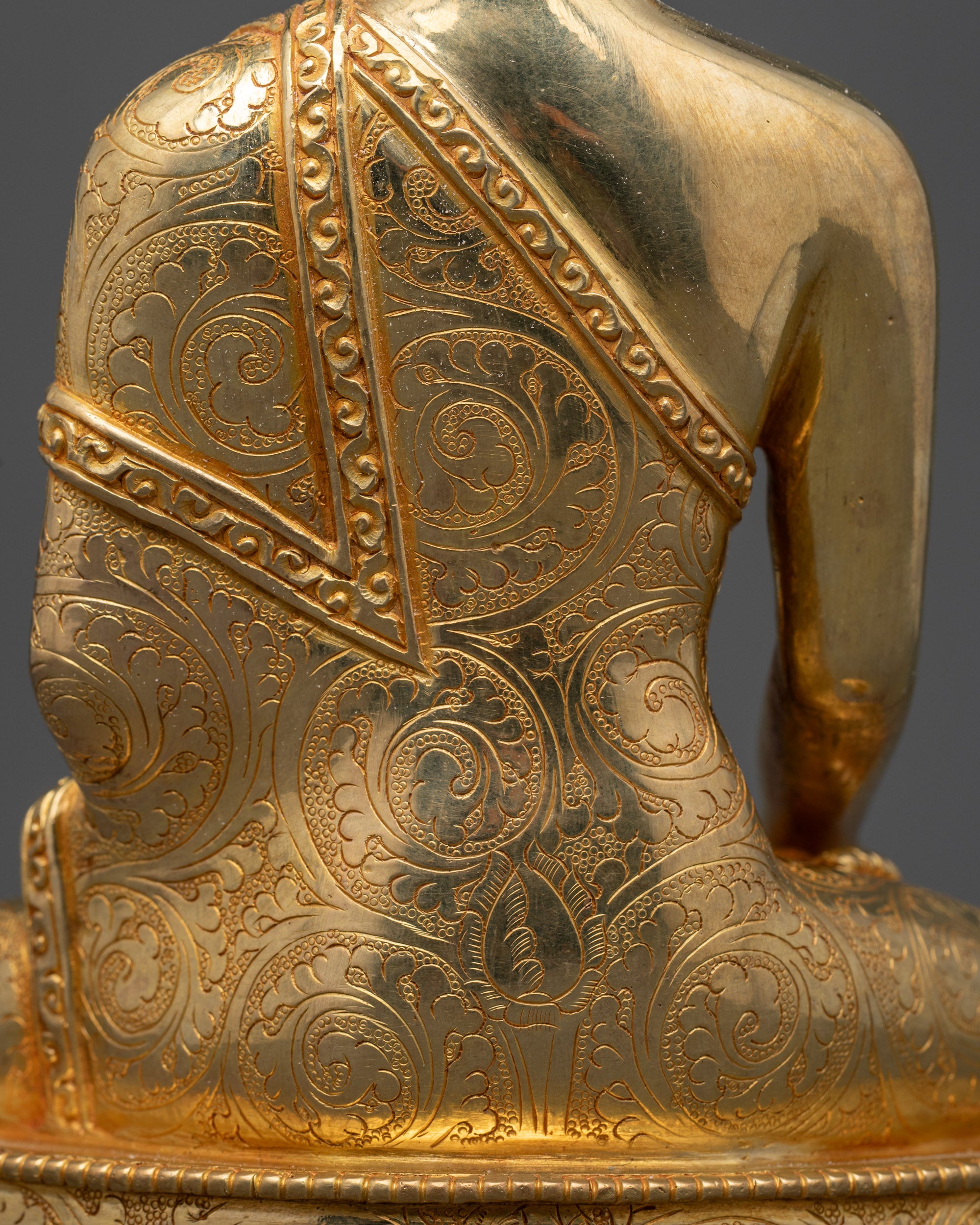 Shakyamuni Buddha Statue | Hand-Carved Meditation Figure for Altar