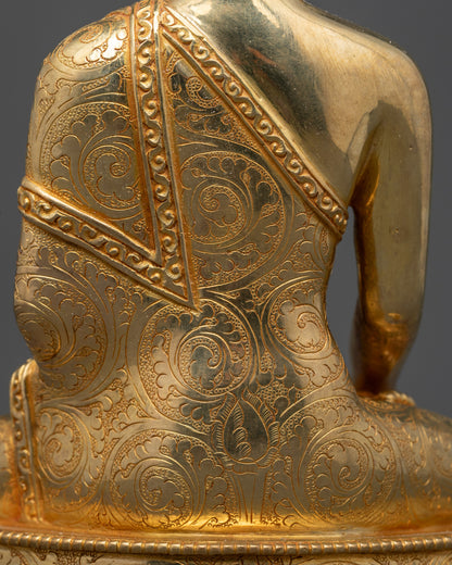 Shakyamuni Buddha Statue | Hand-Carved Meditation Figure for Altar