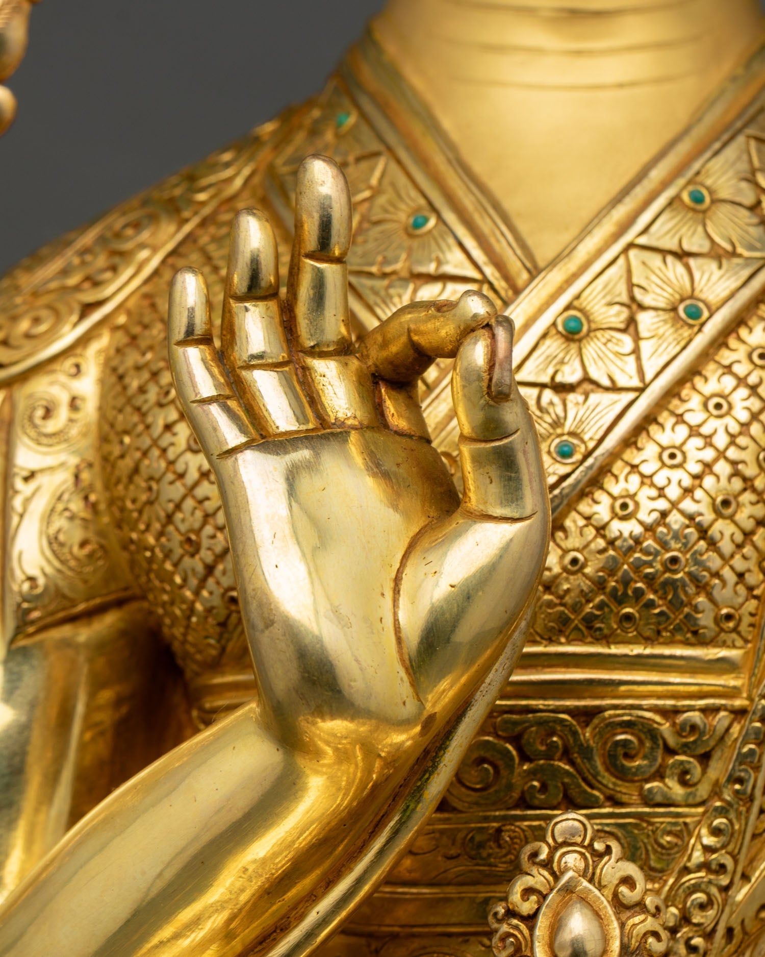 Je Tsongkhapa Copper Sculpture | Founder of Gelug Tradition