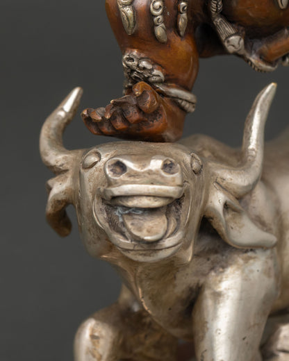 Wrathful Yamantaka Statue | Buddhist Protector Deity