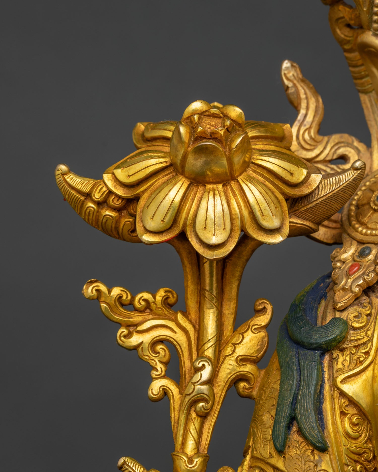 Green Tara Statue - Symbol of Fearless Action and Divine Mercy