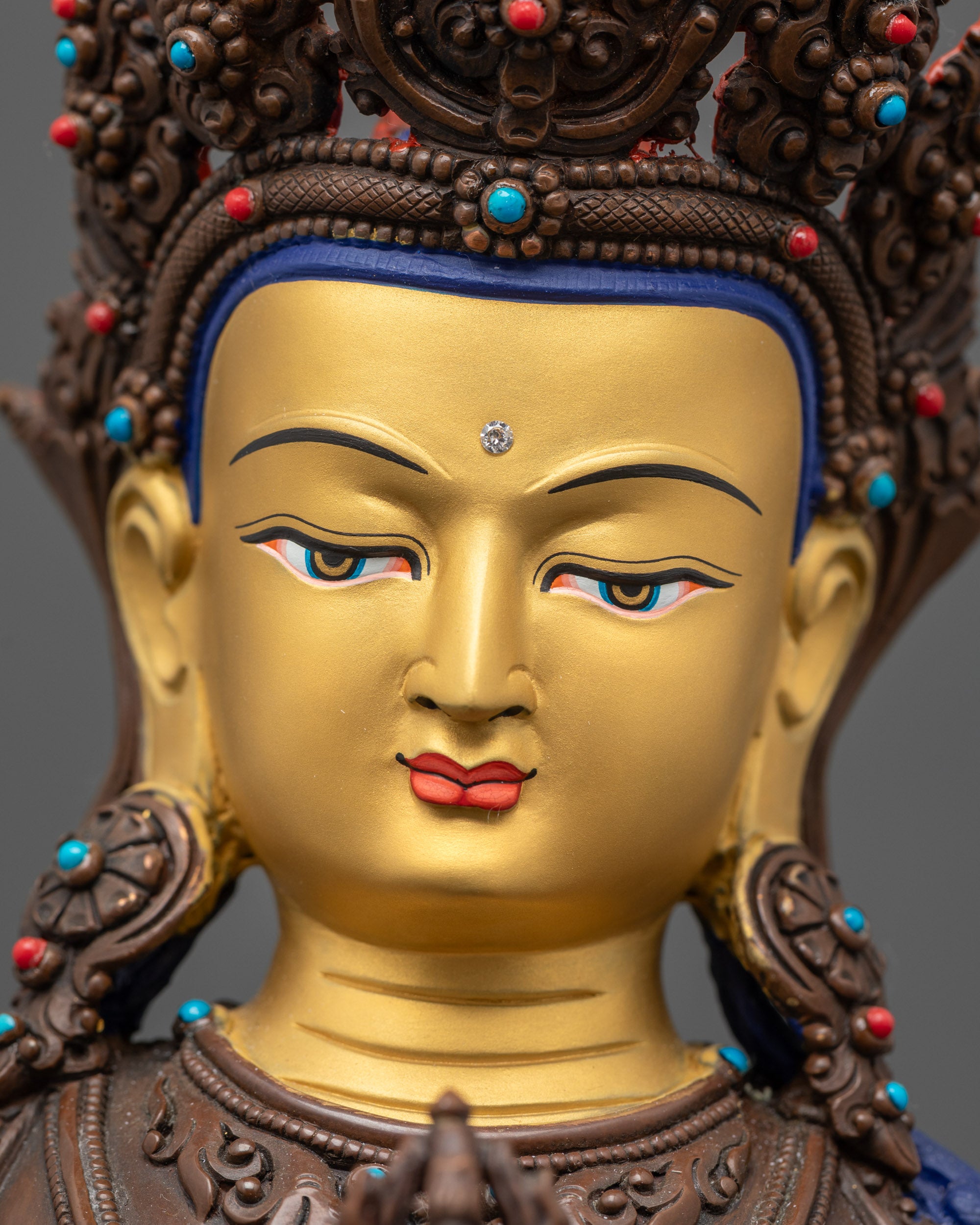 Vajrasattva Statue – Handcrafted Buddhist Altar and Meditation Figure
