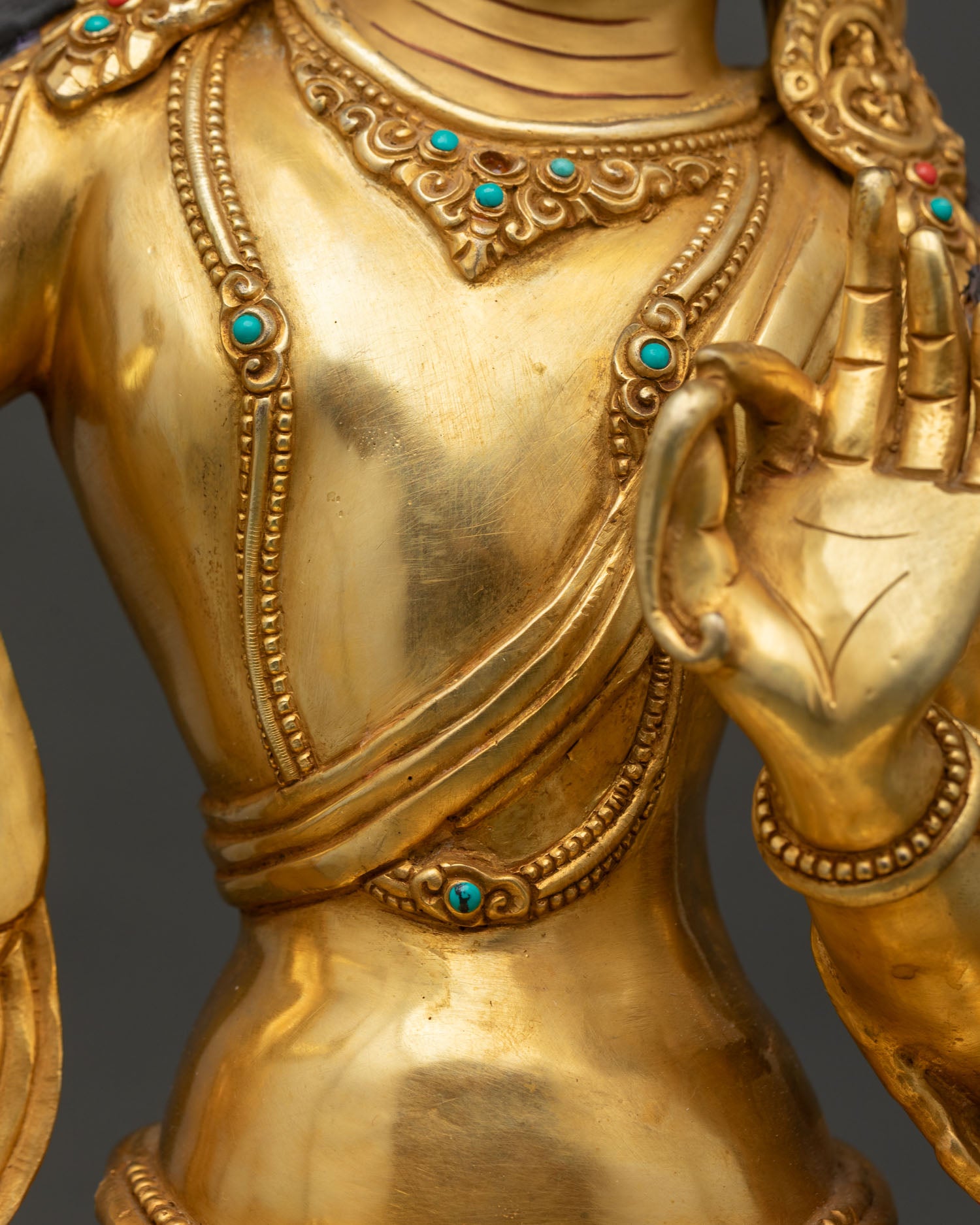 Manjushri Bodhisattva Statue – Handmade in Nepal