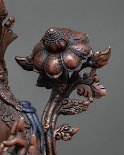 Elegant Green Tara Statue – Handcrafted Tibetan Home Decor